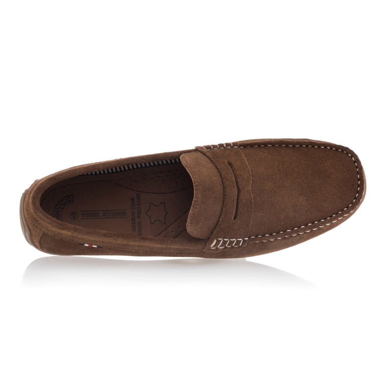 Bruna loafers/båtskor för män