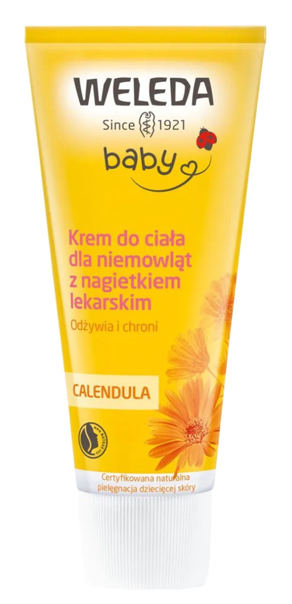 Weleda Calendula Krem do ciała Dla niemowląt z Nagietkiem Lekarskim