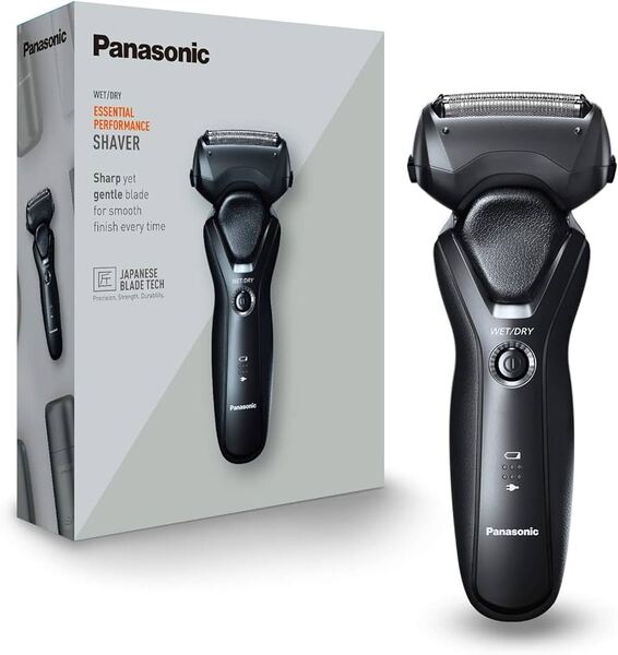 Barbeador elétrico Panasonic ES-RT37 para uso seco e molhado com 3 lâminas para homens | Presentes para o Dia dos Pais | Superdrug