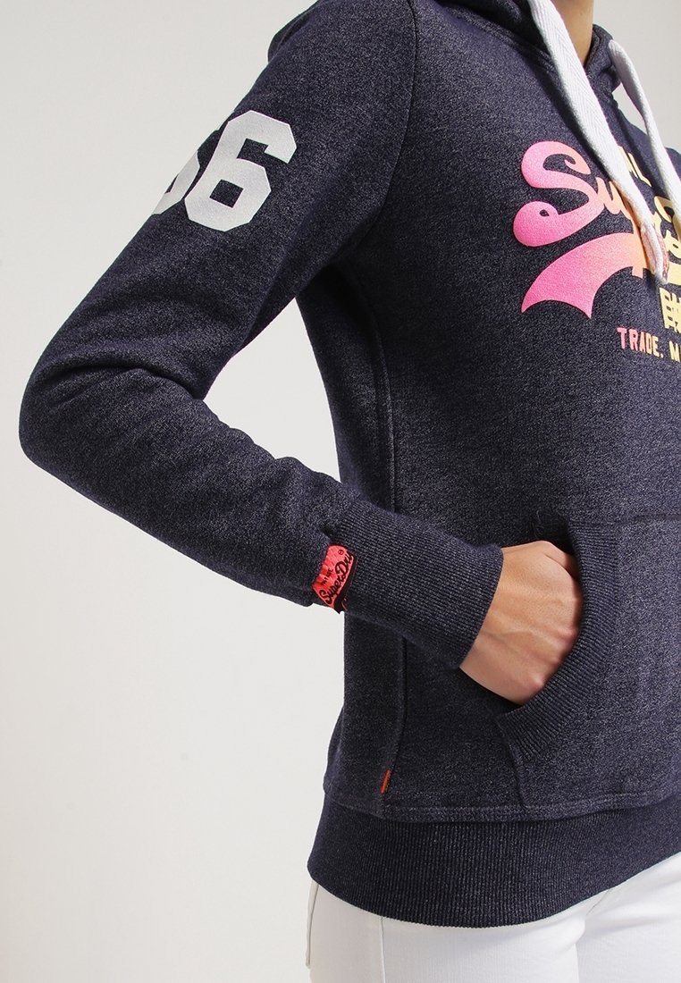Sweat à capuche Superdry & Co - bleu foncé