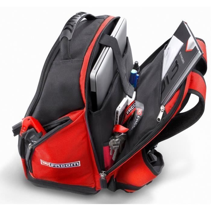 Mochila de tela - FACOM - BS.L30PB - Máxima comodidad - Almacenamiento versátil - Impermeable