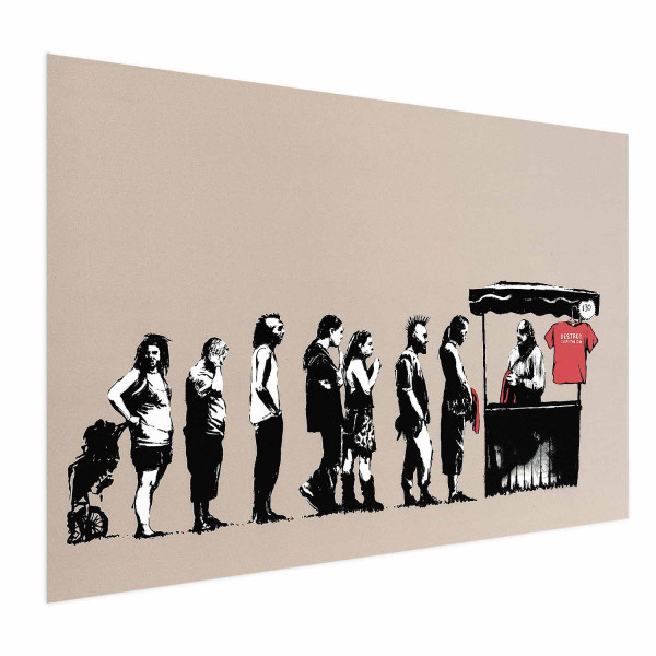 Plakat Zniszczyć kapitalizm 30x21 cm