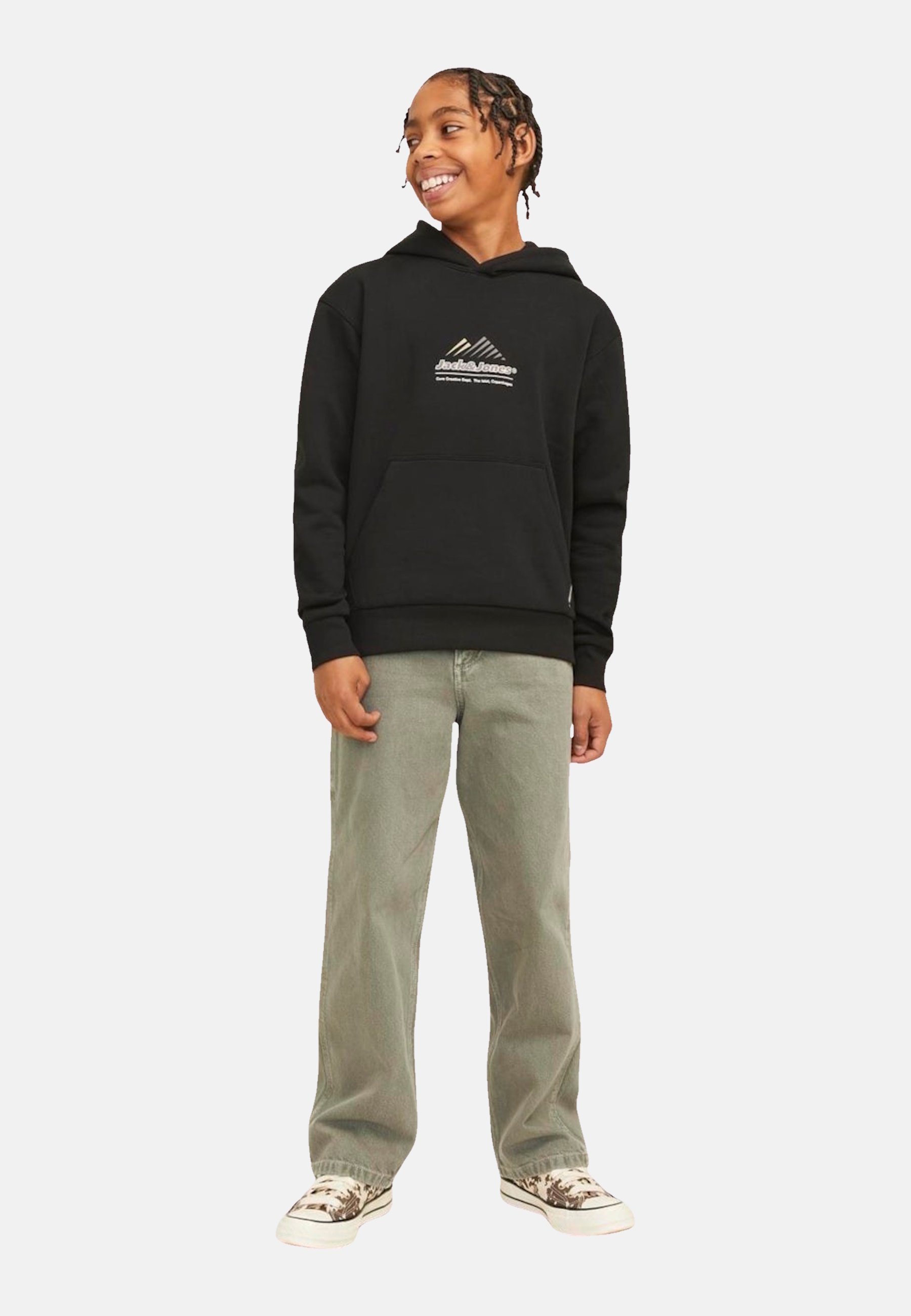 Jean droit Jack & Jones ALEX CARPENTER LANGE - vert