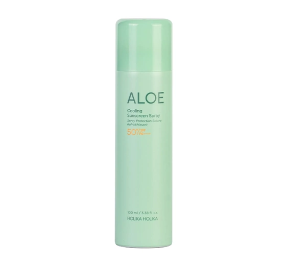 Holika Holika Aloe nawilżająco-chłodzący spray przeciwsłoneczny z filtrem SPF50  PA     100 ml
