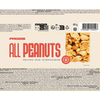 Prozis All Peanuts arašídová proteinová tyčinka 40 g 40 g