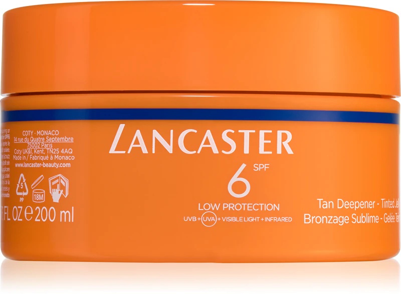 Lancaster Sun Beauty zaščitni barvni gel za poglobitev porjavitve SPF 6
