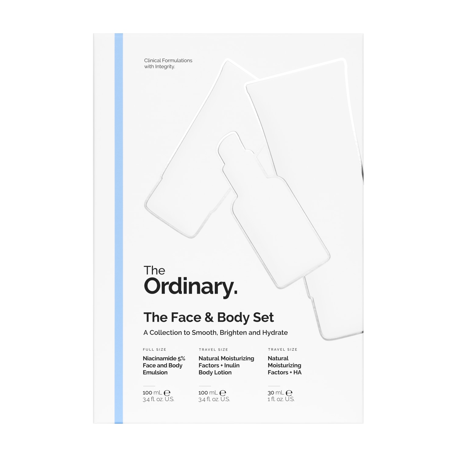 The Ordinary Body Care Set, gezichts- en lichaamsverzorgingsset – 1 stuk