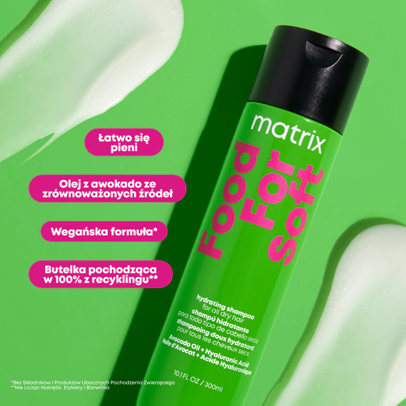 Shampoo hidratante Matrix Food For Soft com ácido hialurônico