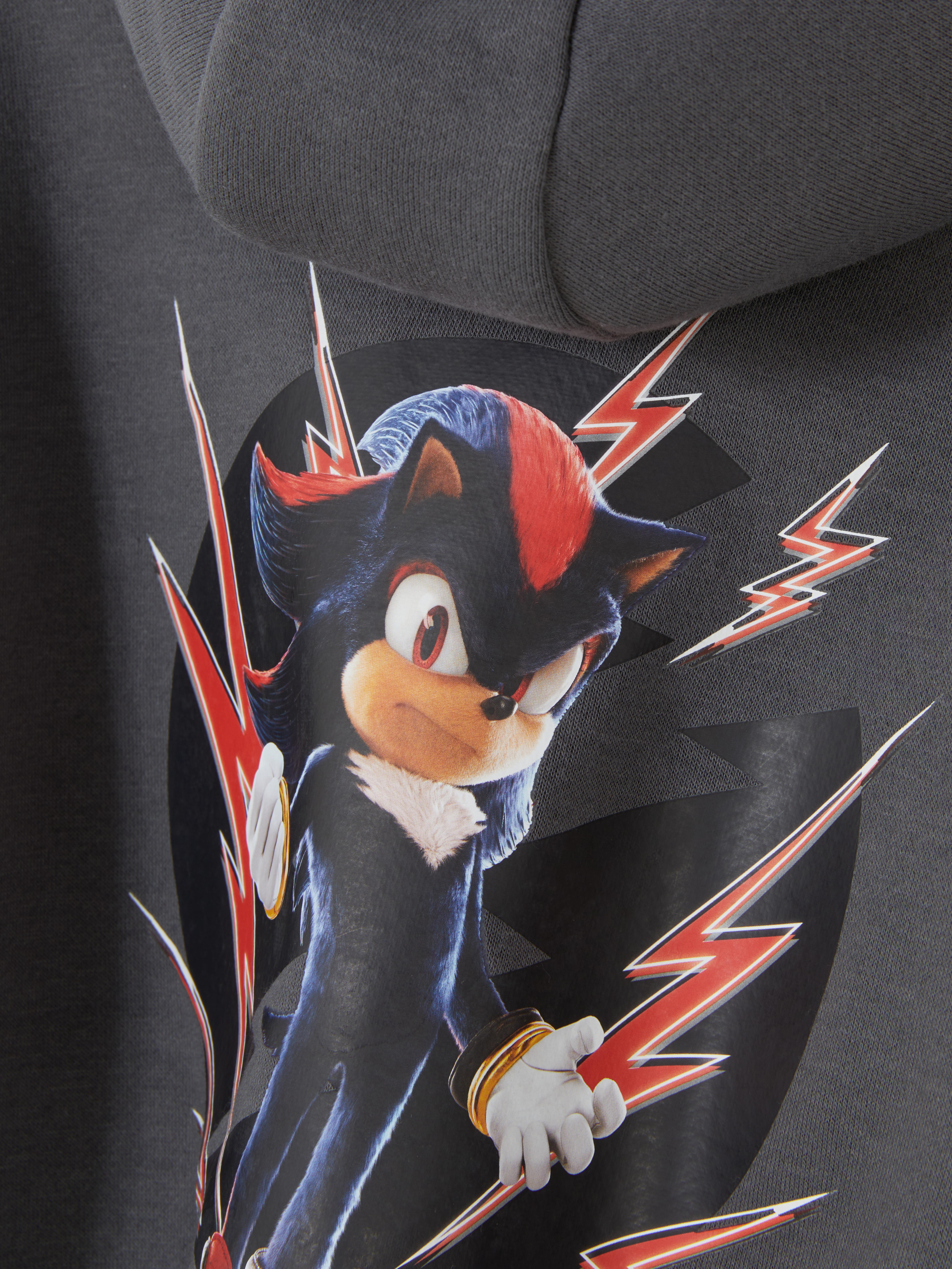 Hanorac cu imprimeu Sonic The Hedgehog Shadow. Hanorac cu imprimeu cu personajul Shadow The Hedgehog.