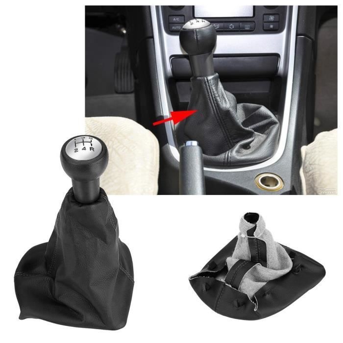 Pomo de palanca de cambios de 5 velocidades con funda para Peugeot 207, 307, 406