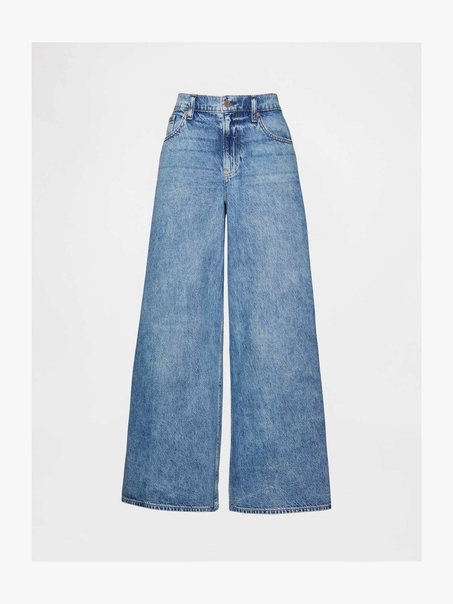 GAP SUPER BAGGY - Laisvo kirpimo džinsai - šviesiai indigo 11
