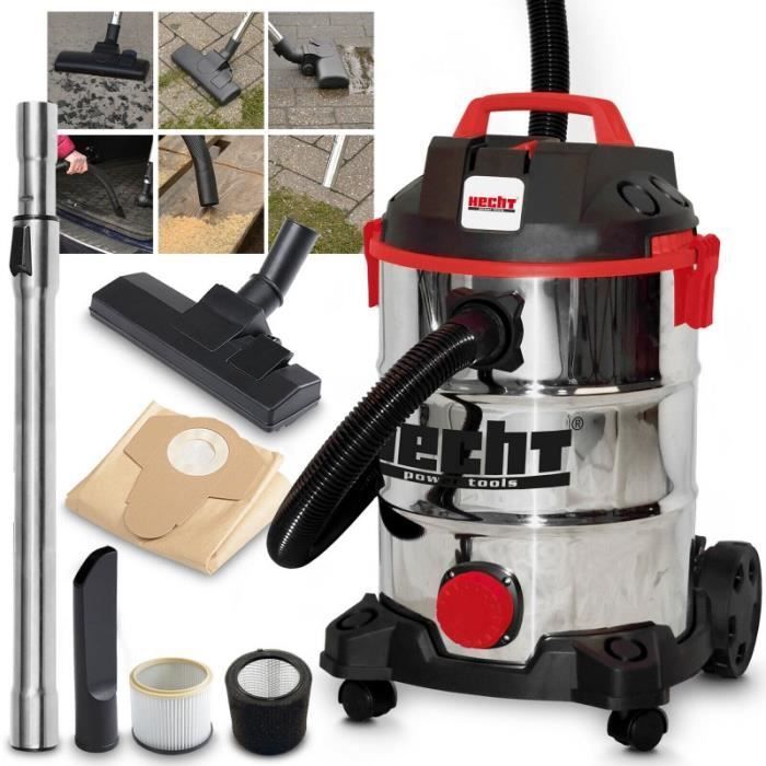 HECHT 8330 Industriële stofzuiger - 1400W - 30L - Nat/droog - Blaasfunctie