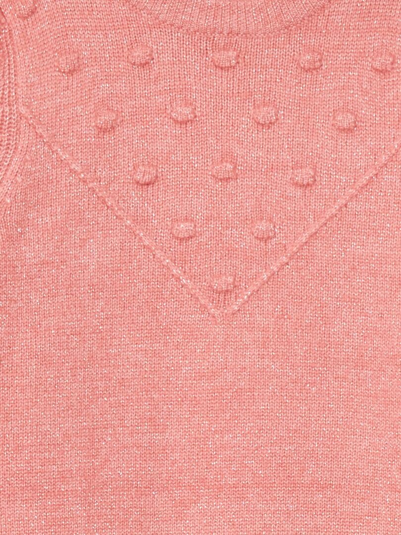 Jersey de punto iridiscente - ROSA