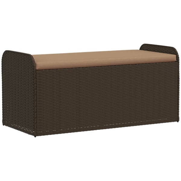 Ławka Brown 115 x 51 x 52 cm vidaXL