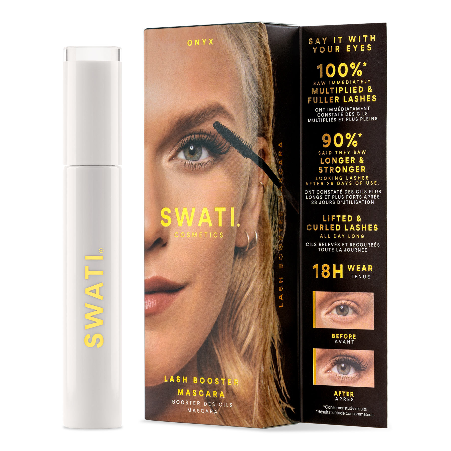 Onyx szempillaerősítő szempillaspirál - SWATI Cosmetics