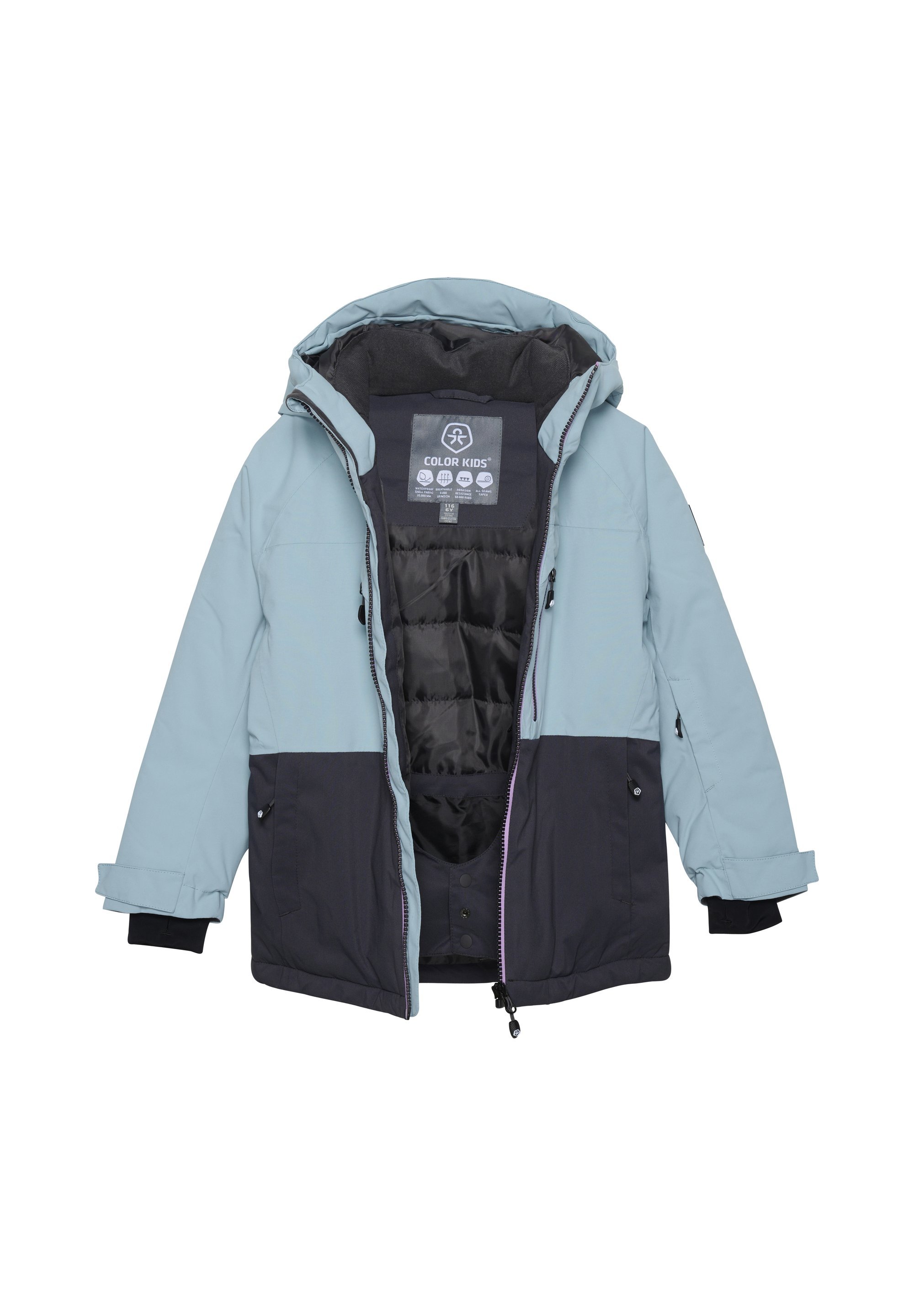 Color Kids COSKI - Kurtka outdoorowa - kamień niebieski