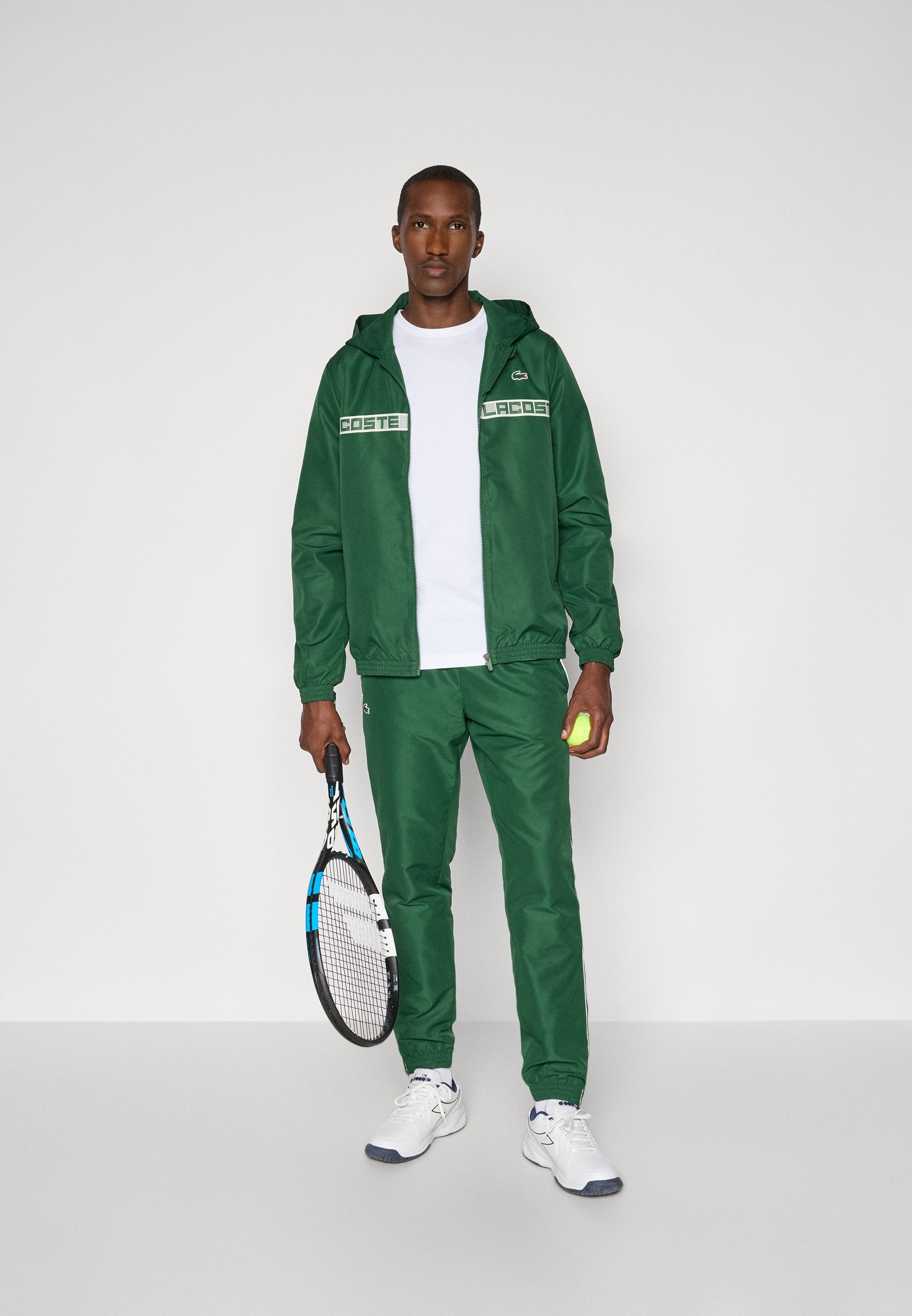 Lacoste Sport TENIS TRENIRKA S KAPUCO - Trenirka - zelena