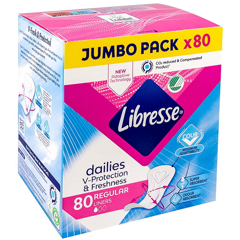 Libresse Libresse 80-pack trosskydd Normal