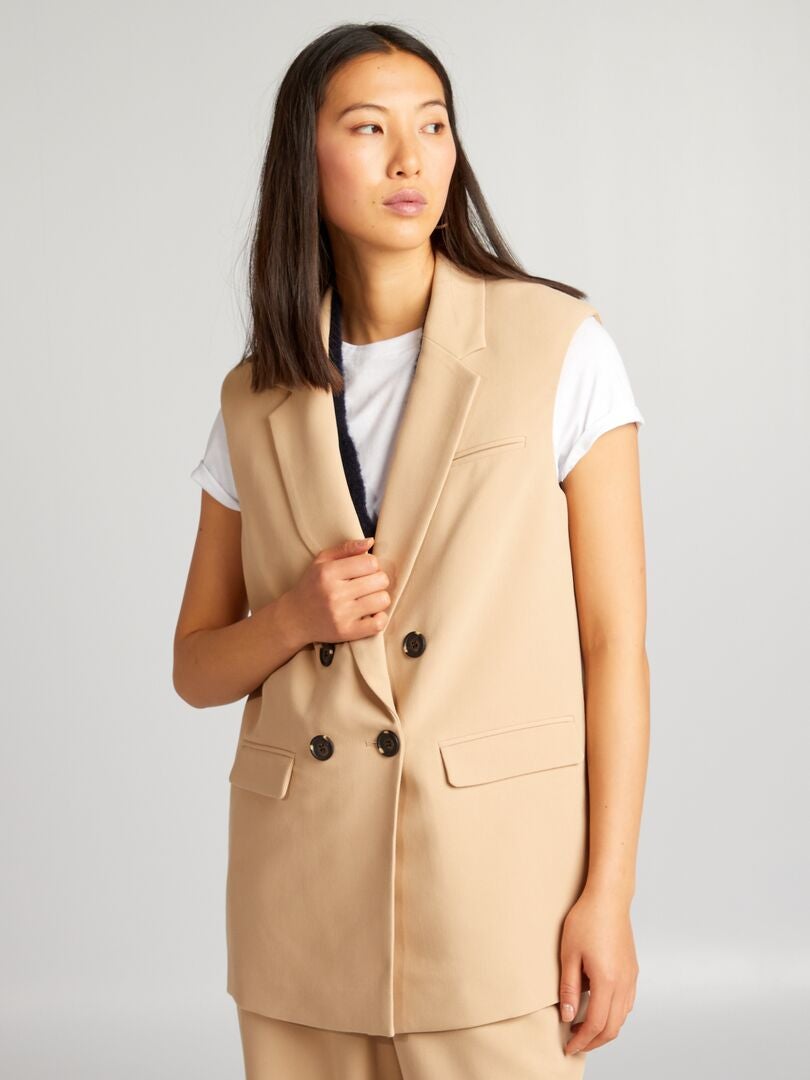 Hihaton bleiseri - BEIGE