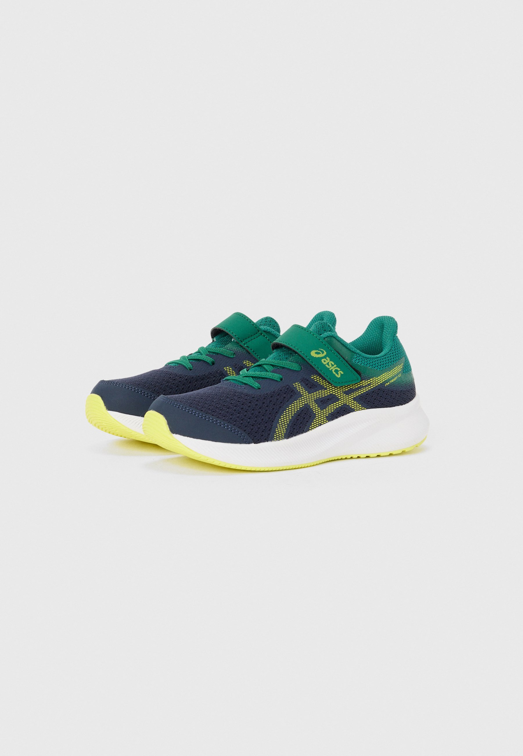 ASICS PATRIOT 13 UNISEX - Hardloopschoenen voor op de weg - middernacht/citroen