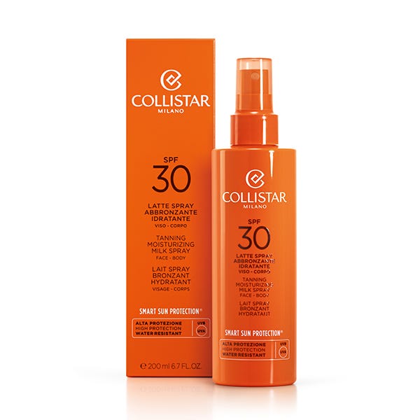 Återfuktande bronzingspray med mjölk SPF 30 | 200 ml