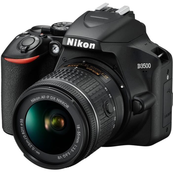 Câmera SLR Nikon D3500 + AF-P 18-55VR