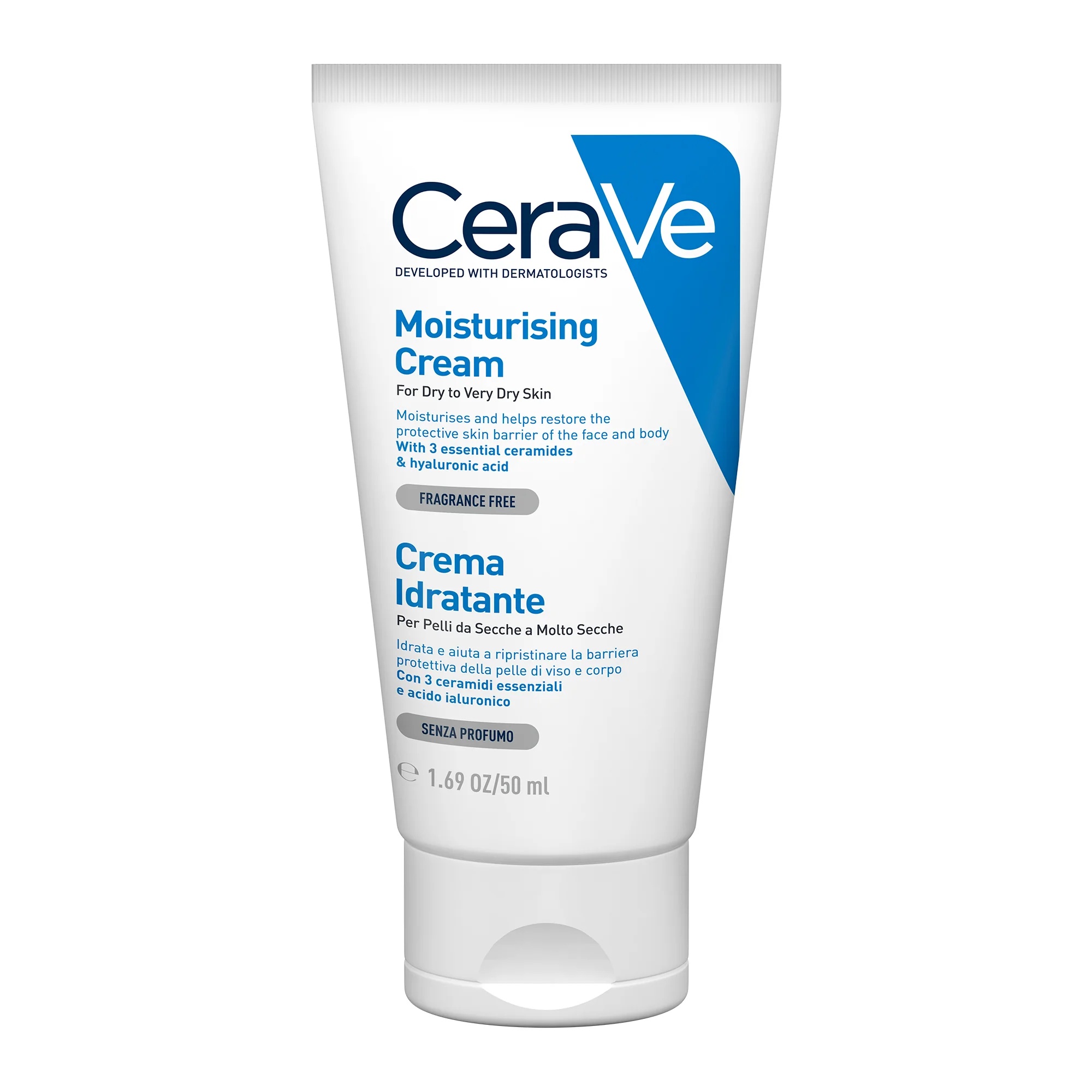 CERAVE Cerave Hydraterende Crème 50 ml voor de droge tot zeer droge huid