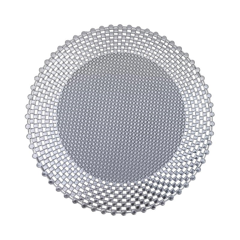 Hemset med bordsunderlägg ø 38 cm perforerad kant