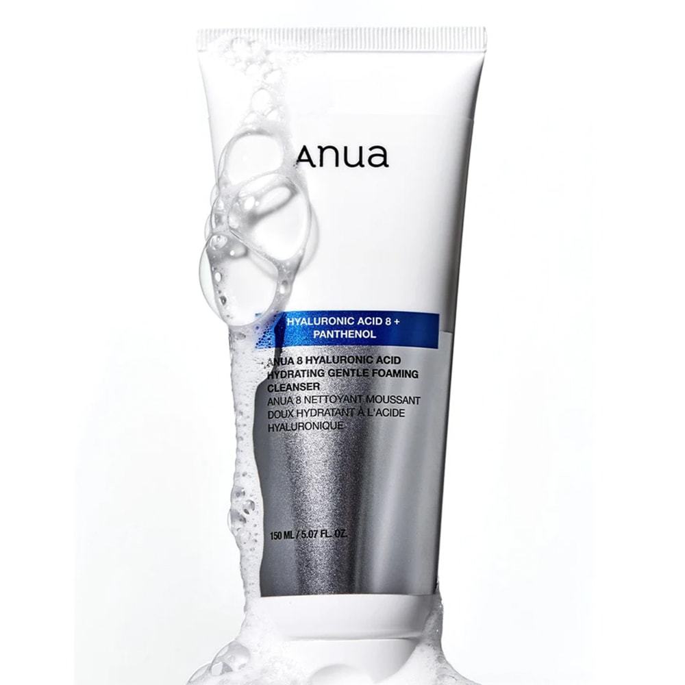 „Anua“ veido valymo putos su hialurono rūgštimi, drėkinančios, švelnios valomosios putos, 150 ml