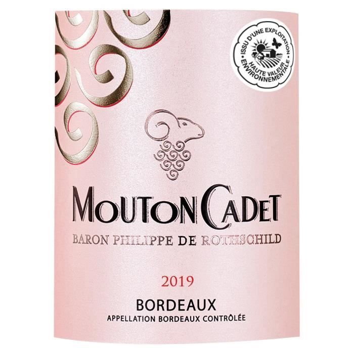 Mouton Cadet 2019 Bordeaux - Vin rosé de Bordeaux
