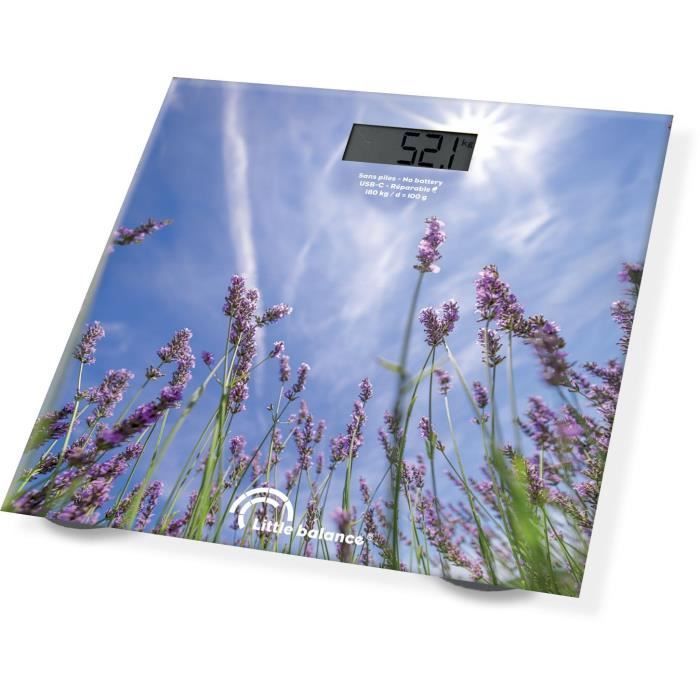 Balança de banheiro - LITTLE BALANCE - USB-C - Lavanda