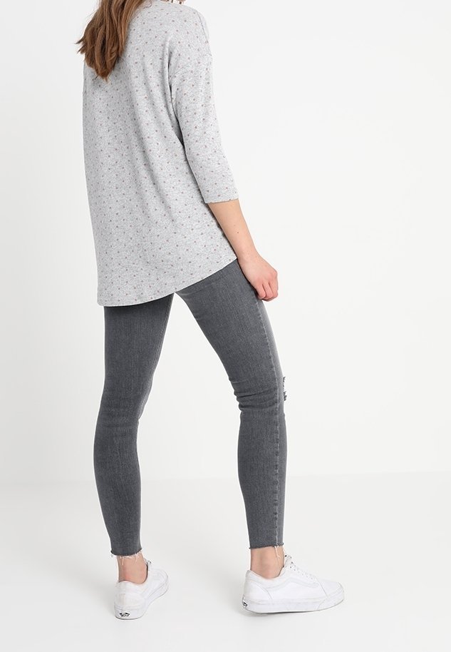 Vero Moda Genser - lys gråmelert