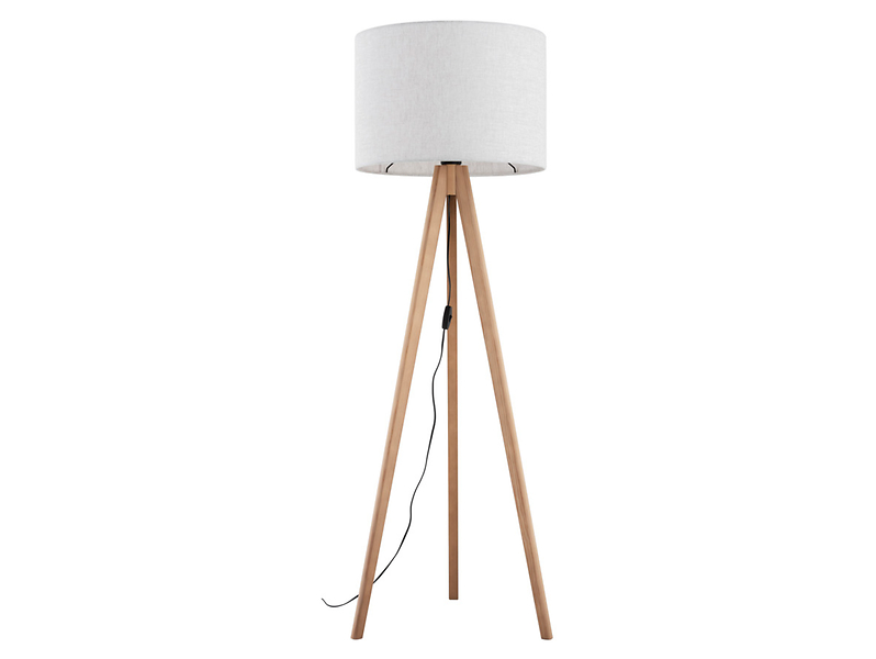 Lampa podłogowa Grand tkaninowa beżowa