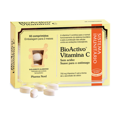 Bioactief immuunsysteem supplement vitamine C 60 tabletten