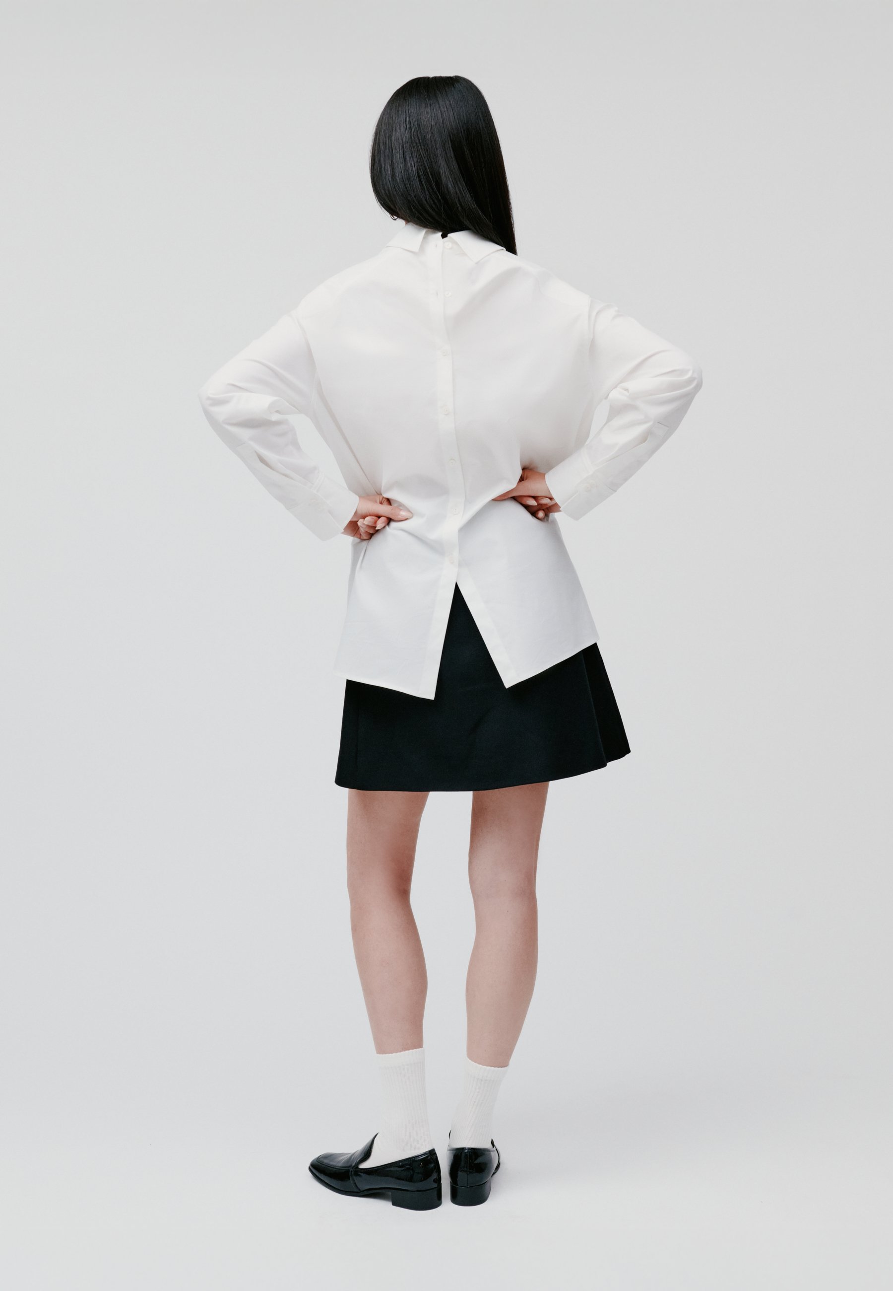 IVY OAK EMORY - Chemisier boutonné - blanc éclatant