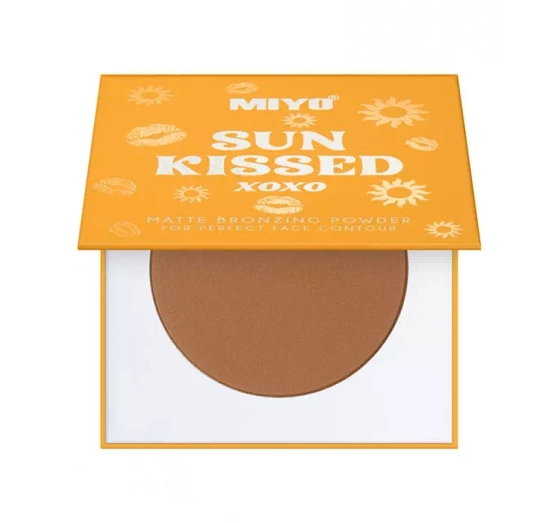 MIYO SUN KISSED MATOWY PUDER BRĄZUJĄCY 01 WARM BRONZE 10G