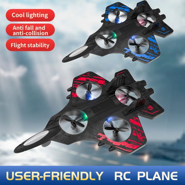 Remote Control Drone Toy for Children, Quadcopter, Stunt Plane, Shockproof and Drop Resistant