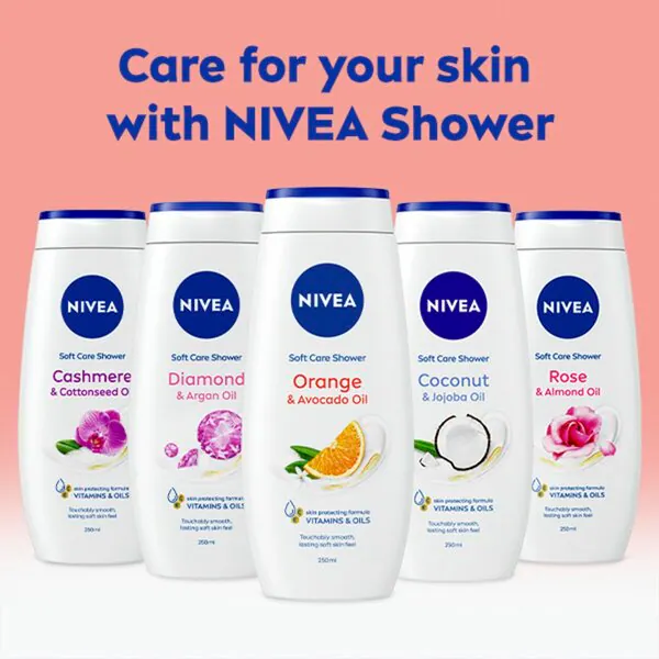 NIVEA Orange & Avocado Oil Shower Gel<br>250ml - Normal skin