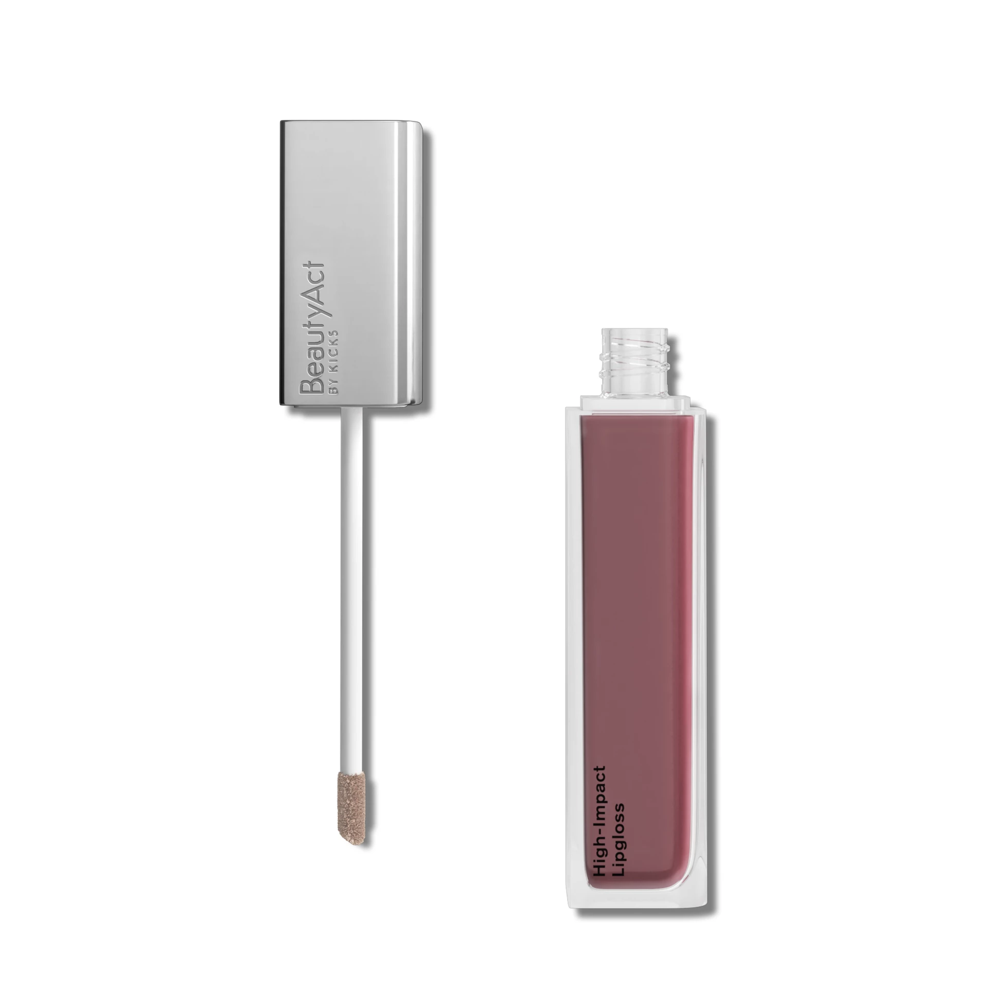 Luciu de buze cu impact puternic, roz instant - BeautyAct