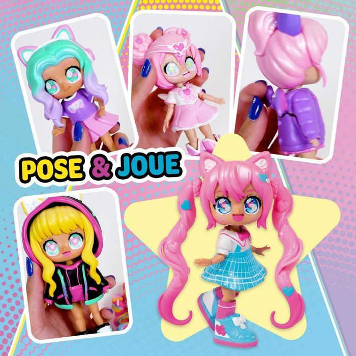 Poupée Personalisable - BANDAI - Animakii - HEA26352 - Magicienne et Ecolière