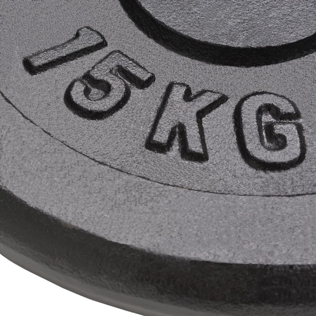  Vidaxl öntöttvas súlytárcsák 2 db 2x15 kg