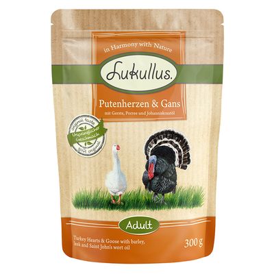 Pacote de degustação mista de sachês Lukullus, 6 x 300g