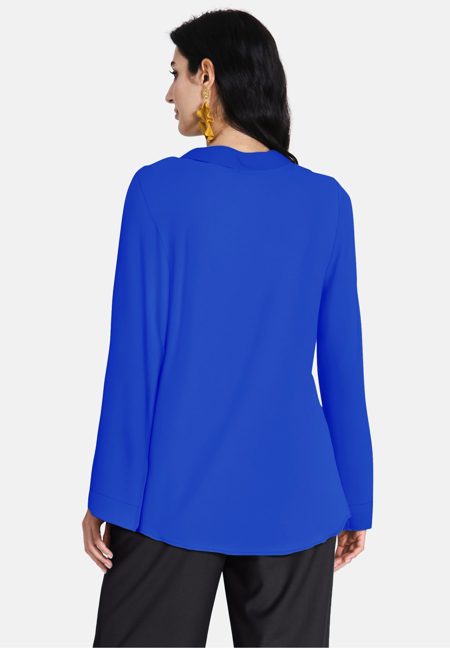 Jascha Stockholm NIEUWE BREDE KNOPEN - Blouse met knoopsluiting - kobaltblauw