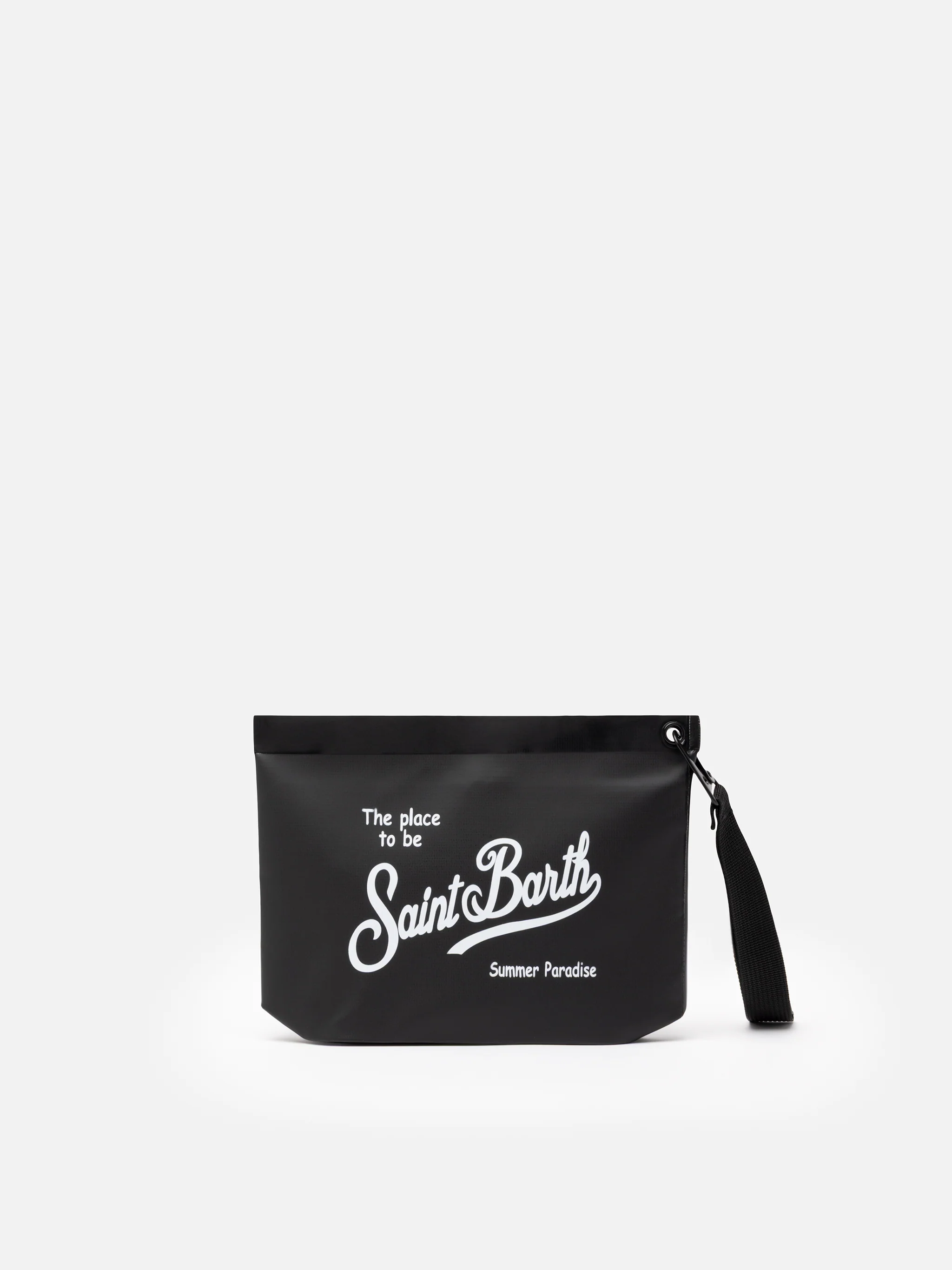 Aline zwarte waterbestendige clutch tas
