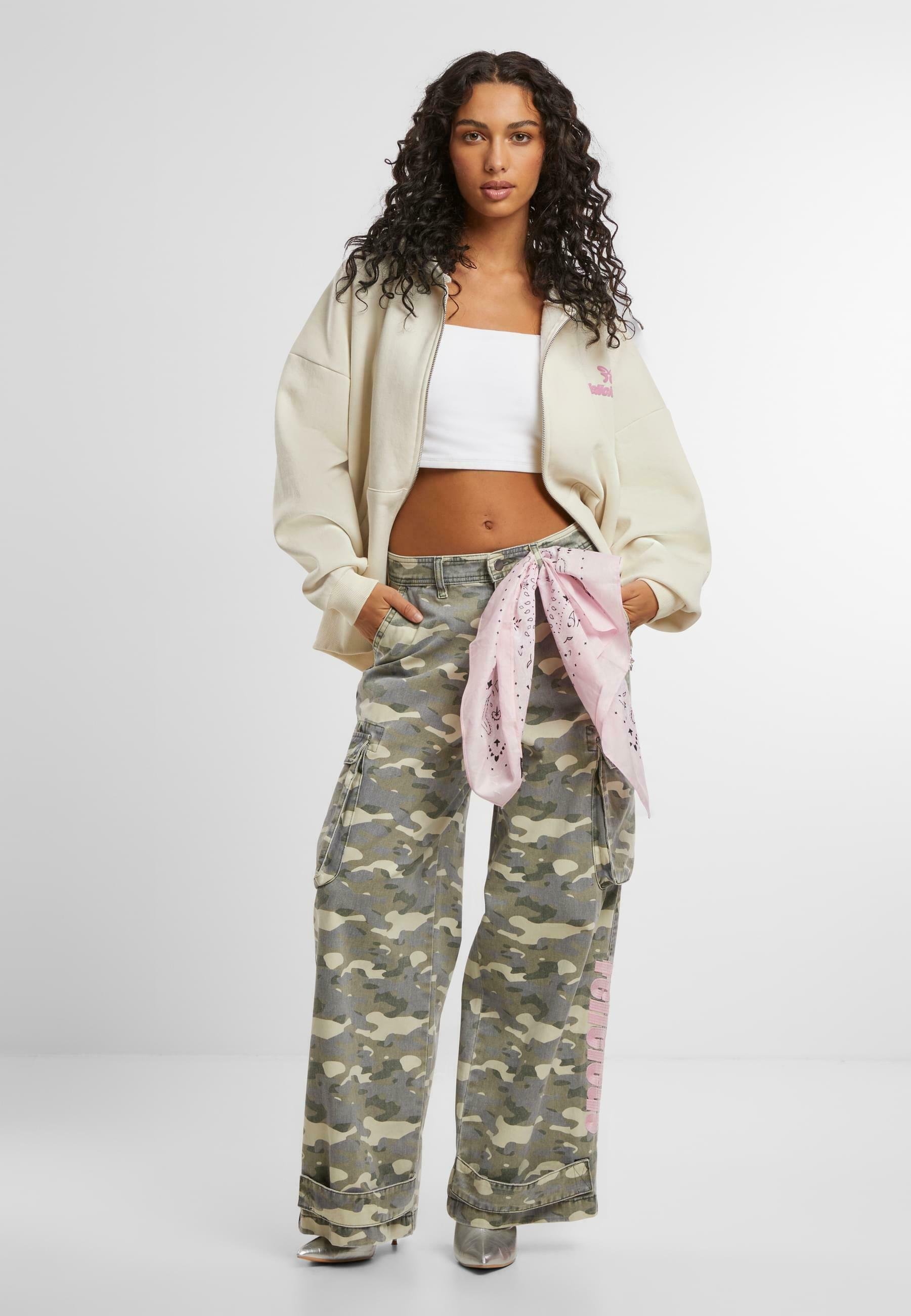 FELICIOUS BASIC BORSTLEGOO - Sweatshirt met rits - wit