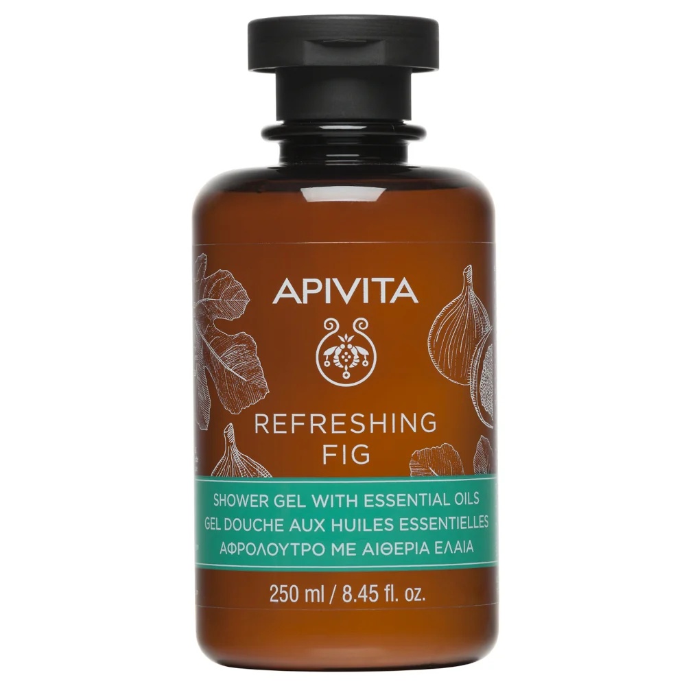 APIVITA Gel douche rafraîchissant Apivita à la figue 250 ml aux huiles essentielles