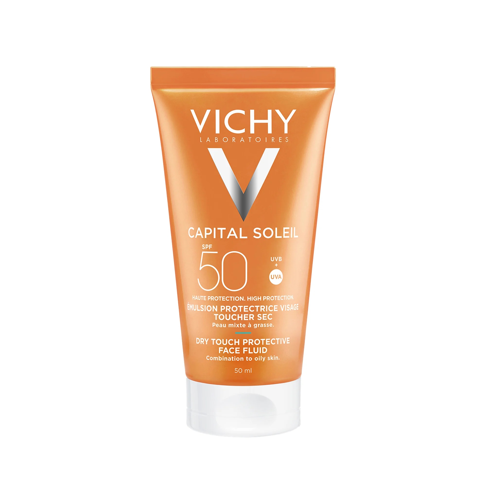 VICHY Vichy Idèal Soleil Anti-glans Emulsie met SPF 50 voor de vette huid 50 ml