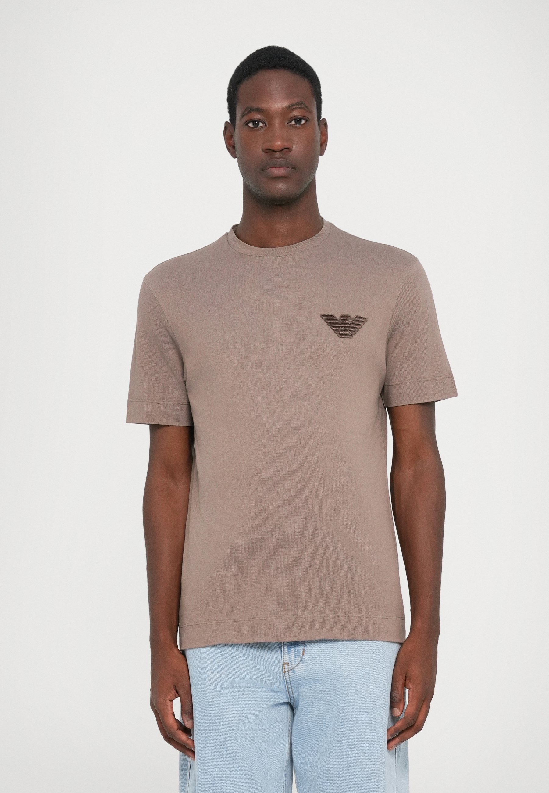 Emporio Armani Basic T-shirt - walnoot