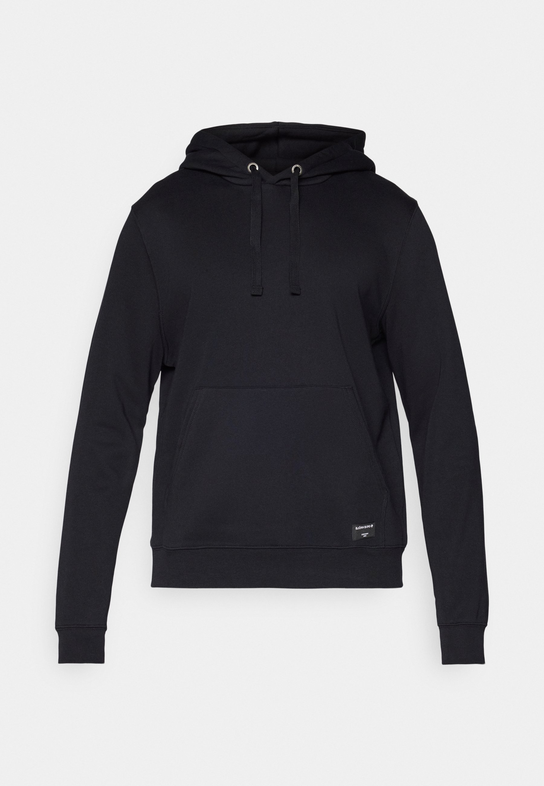 Björn Borg CENTRE HOODIE - Pulover s kapuco - črna lepotica