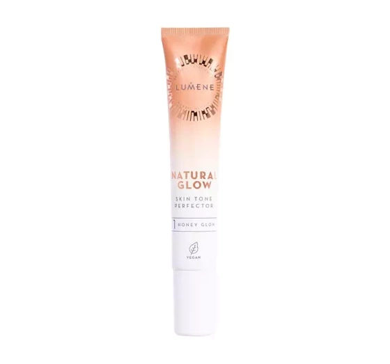 LUMENE NATURAL GLOW SKIN TONE PERFECTOR WEGAŃSKI ROZŚWIETLACZ W KREMIE 1 HONEY GLOW 20ML